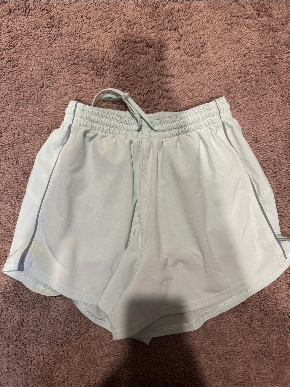 lululemon athletica Pale Blue Athletic Running Shorts